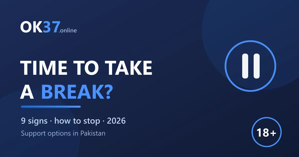 How to Stop Gambling in Pakistan: Signs to Take a Break